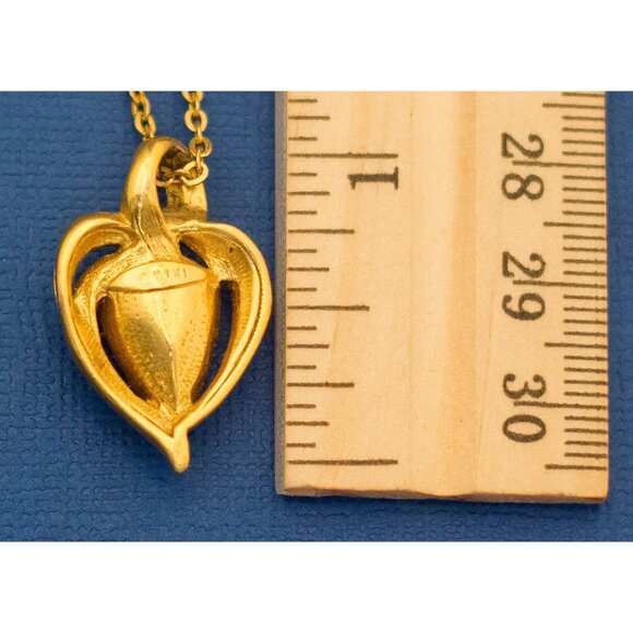 18", Vintage Victorian Style Elegant Prom Pendant Necklace by Avon - D5 - Picture 2 of 3